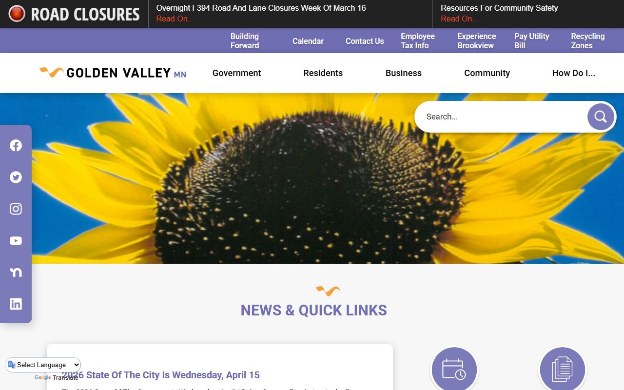 Golden Valley phone directory city contact page