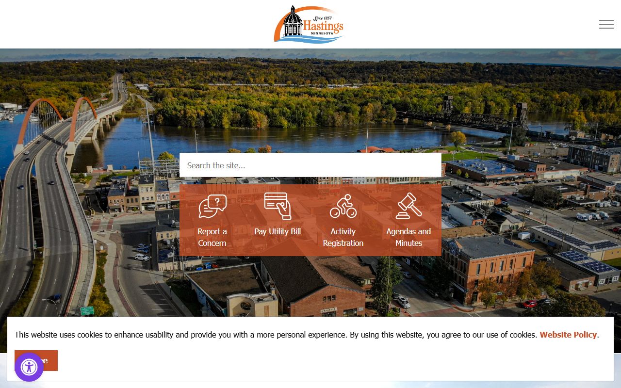 Hastings phone directory city contact page