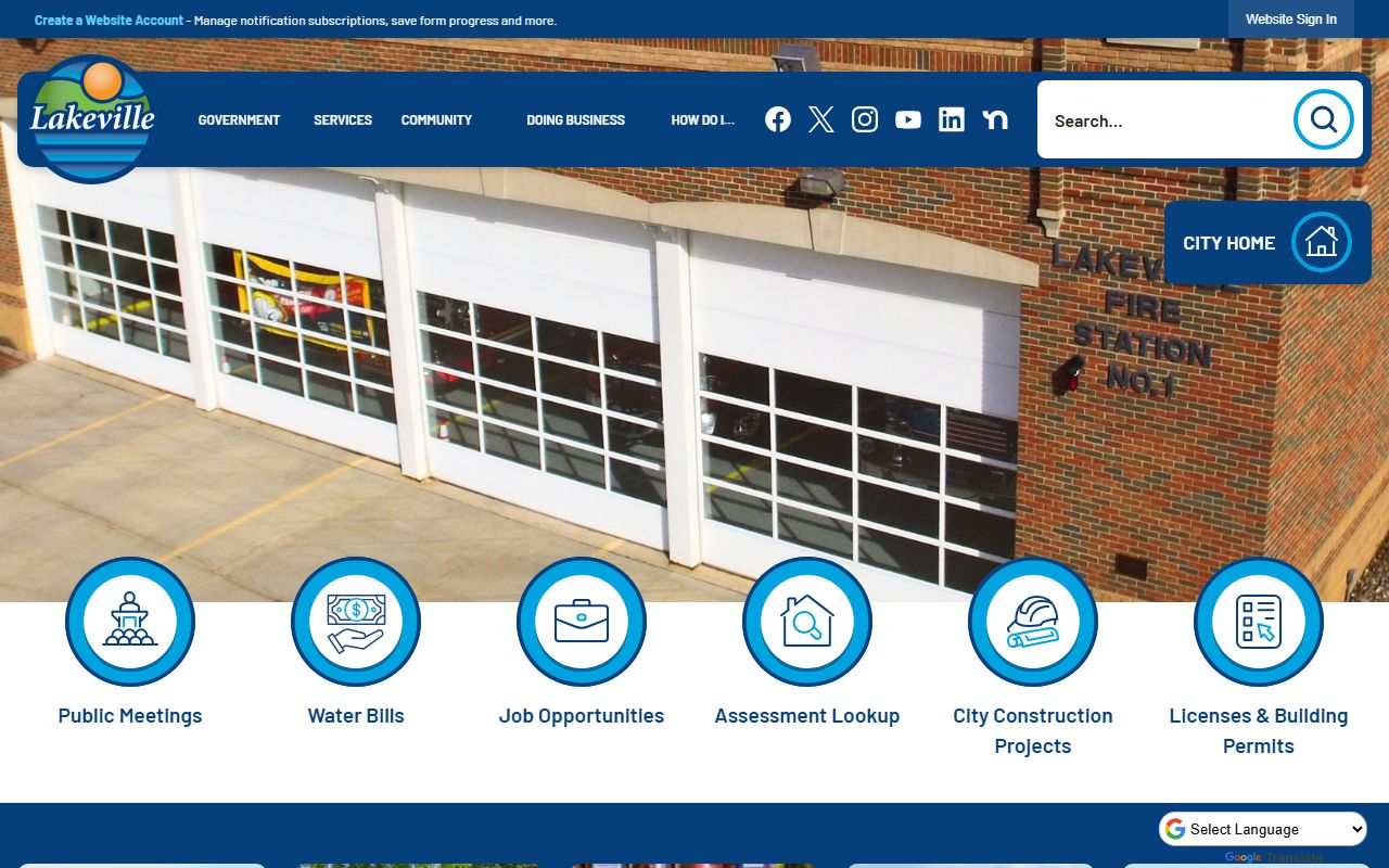 Lakeville city contact phone directory