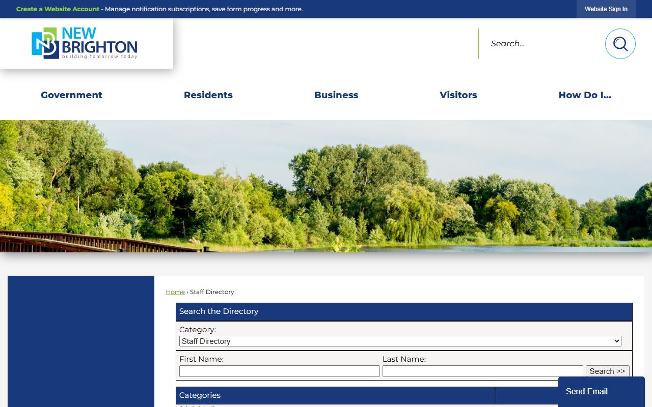 New Brighton phone directory online staff listing