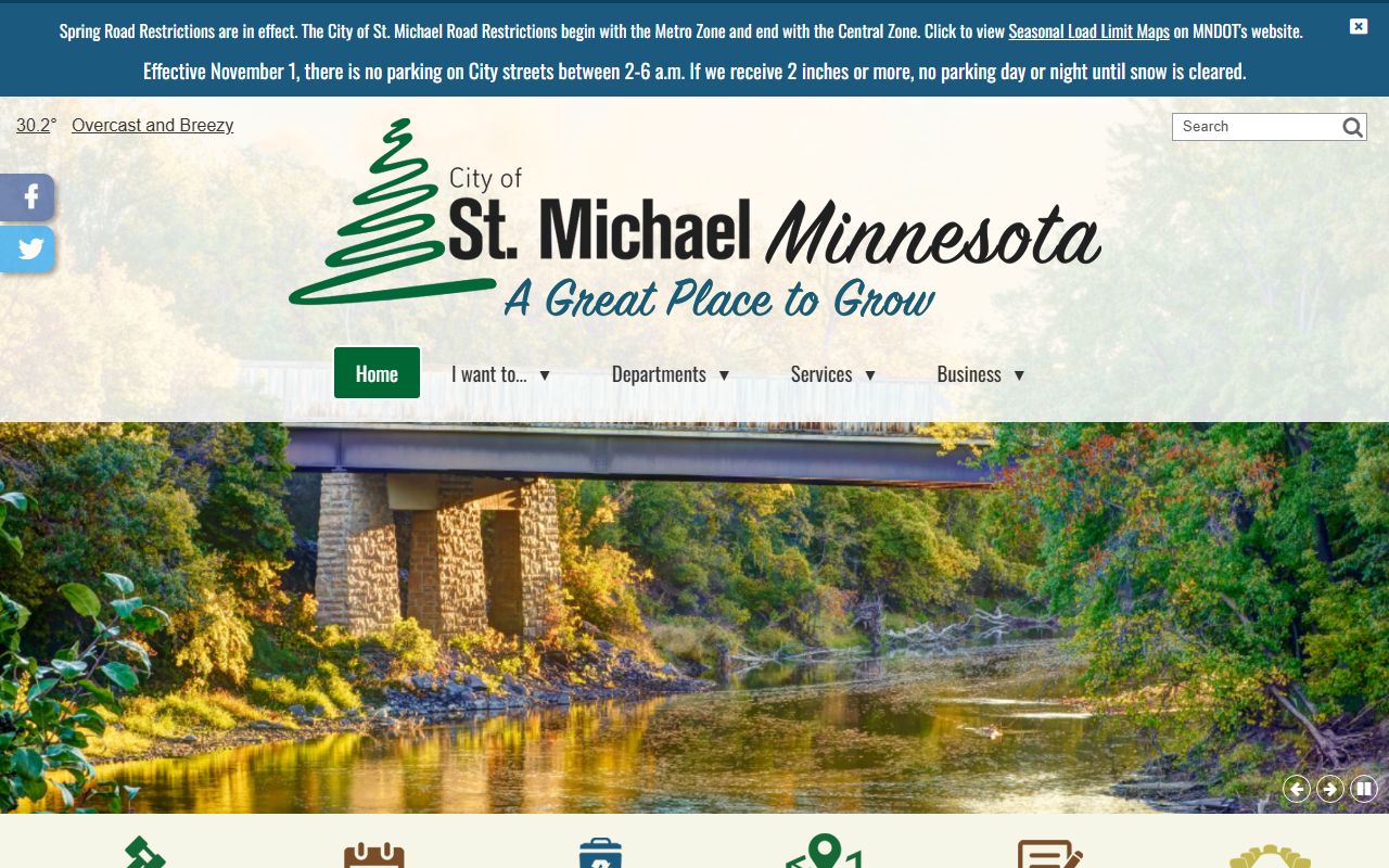 St. Michael phone directory city contact page