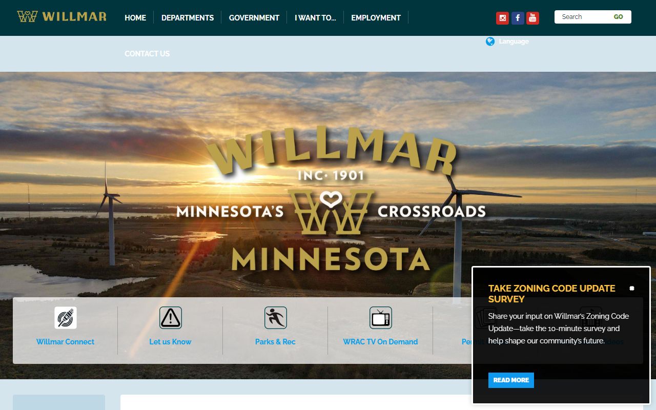 Willmar phone directory city contact page